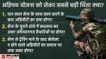 अग्निपथ स्कीम में उभरी चिंताएं।