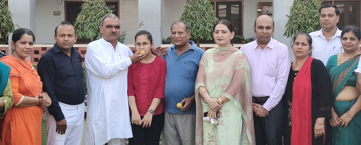 Muskan stood second in Haryana in Commerce Faculty