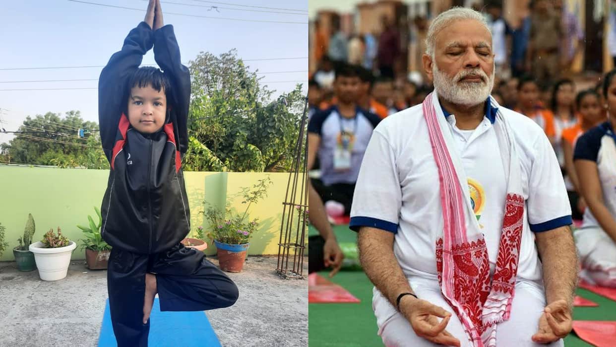International Yoga Day 2022, Gardener daughter will do Yog with PM Modi, 11 year old Deepa Giri, See Photos