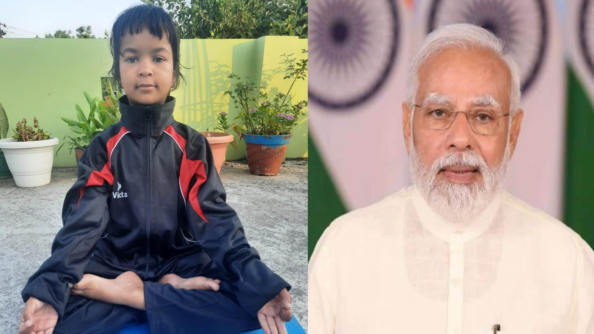 International Yoga Day 2022, Gardener daughter will do Yog with PM Modi, 11 year old Deepa Giri, See Photos