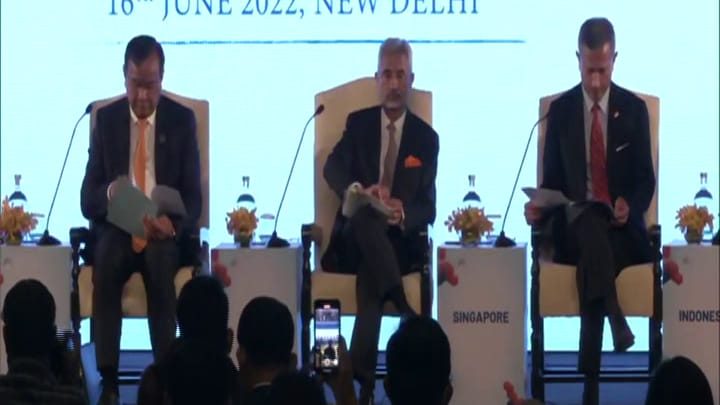 External Affairs Minister Dr S Jaishankar along with ASEAN Foreign Ministers takes part in Delhi Dialogue