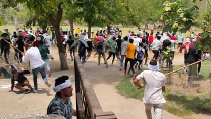 Youth protest against Agnipath scheme in Rewari of Haryana