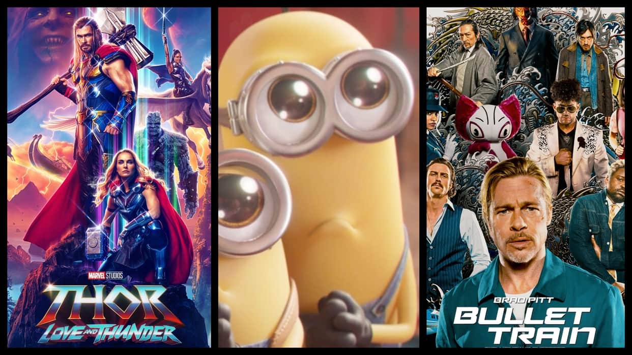 Upcoming Hollywood Movies: List Of Films Releasing In Upcoming Months June July August and September from Thor Love and Thunder to Minions The Rise of Gru