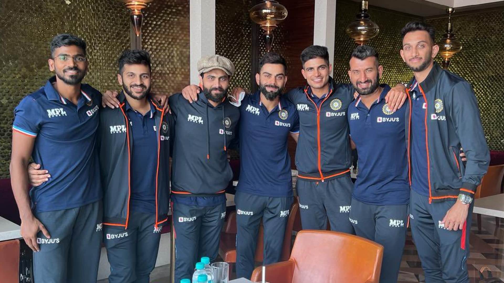 India vs England Indian Test team leaves for England tour check Virat Kohli bumrah pujara jadeja shardul shami shubman gill pictures