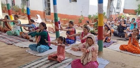 District Jail: Yoga made women prisoners to stay healthy