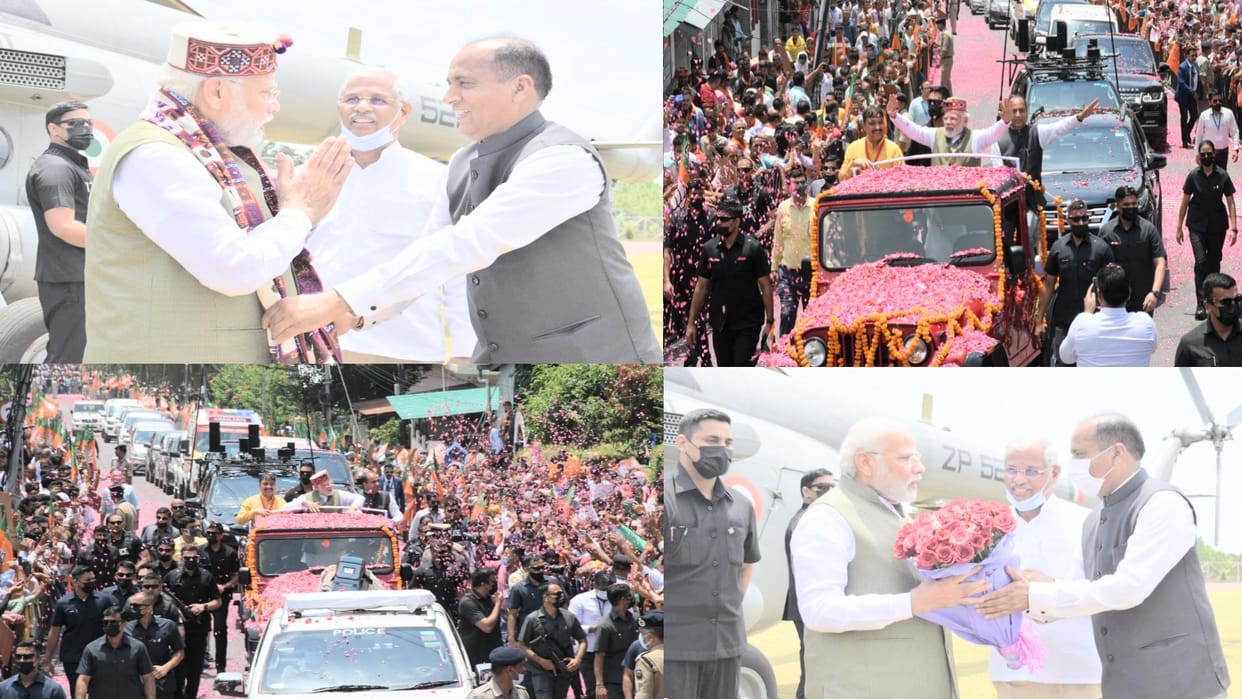 pm Narendra Modi Dharamshala Road show and NCCS  live updates today