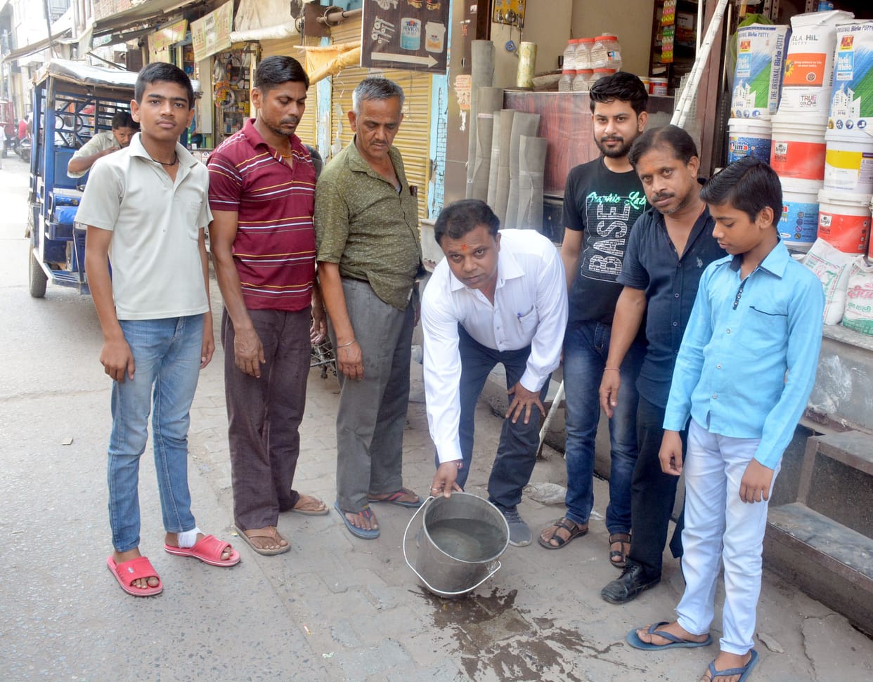 Eight thousand people facing problem of dirty water for eight months