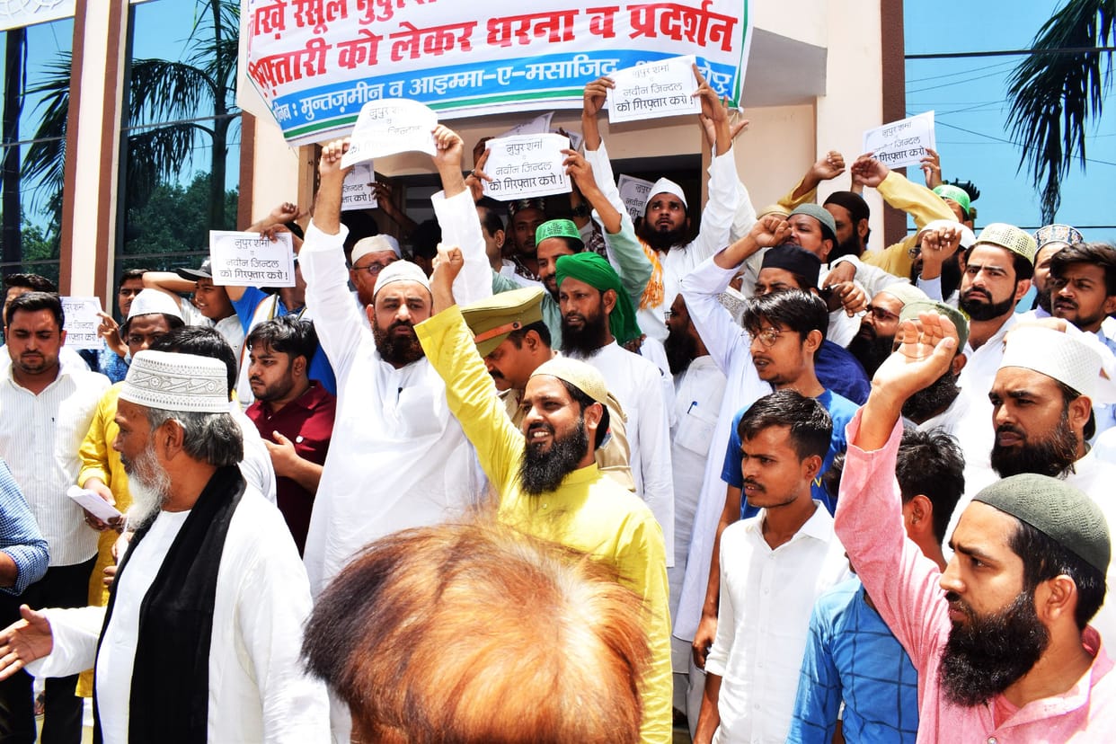 Protest against remarks on Prophet