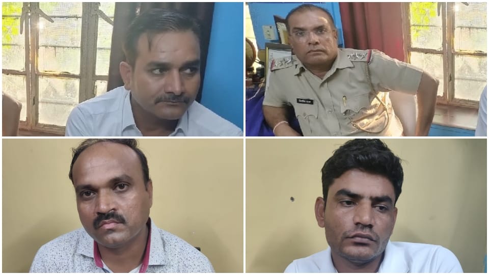 Two CI and constable of Dungarpur police arrested taking 3.30 lakh bribe ACB Rajasthan 