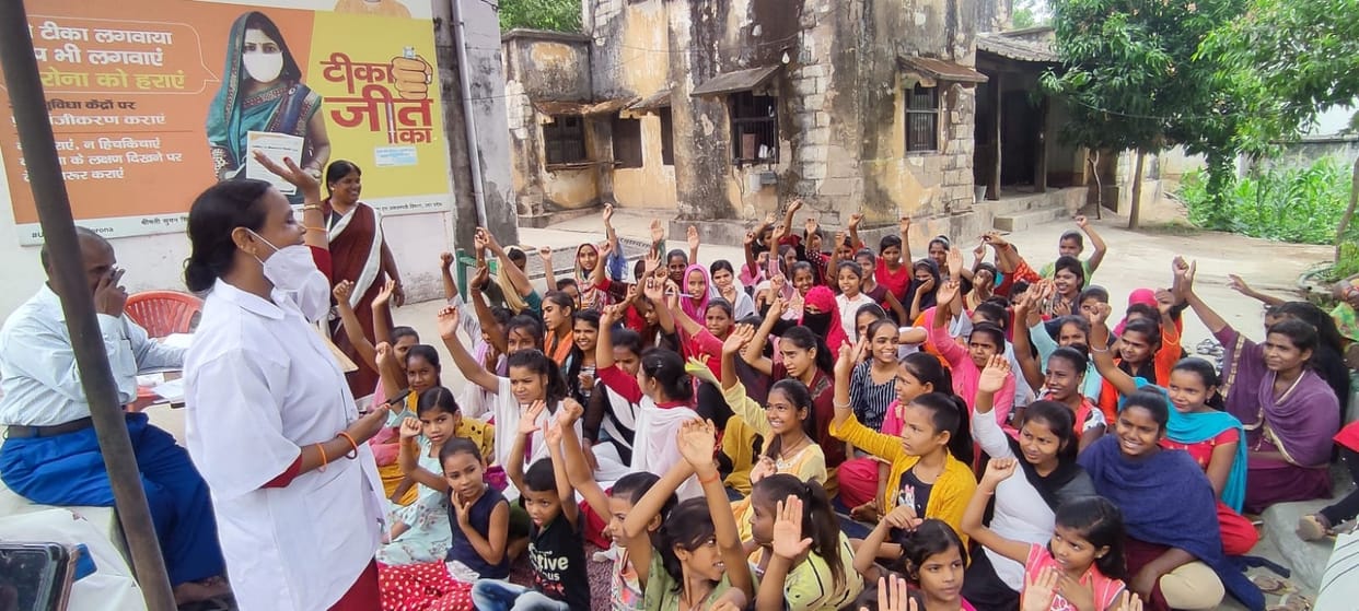 Pooja first in health diet competition held on National Adolescent Health Day