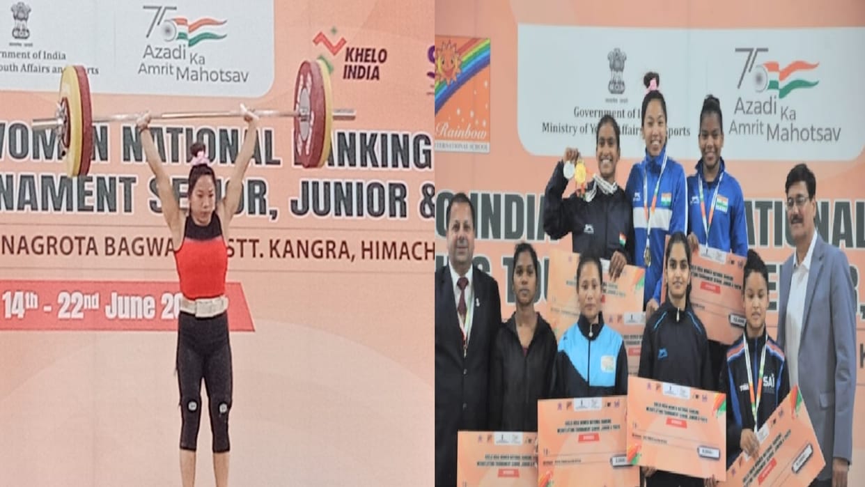 Khelo India Women Weightlifting League: Mirabai Chanu won gold in Nagrota, Himachal, Dnyaneshwari sparkled silver with gold