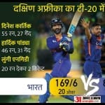 भारत बनाम दक्षिण अफ्रीका चौथा टी-20