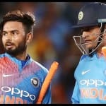 ऋषभ पंत और महेंद्र सिंह धोनी