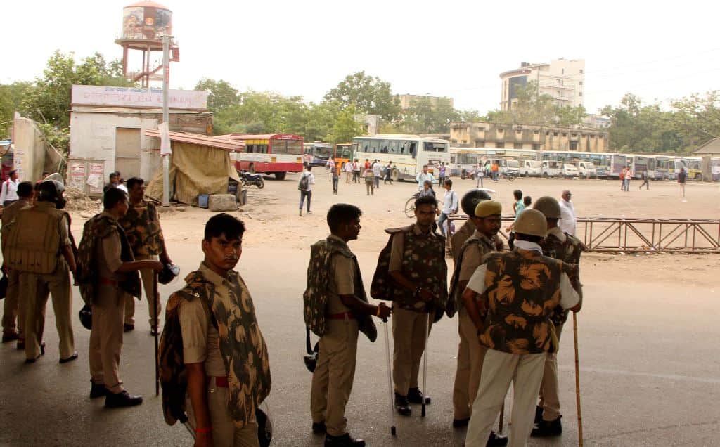 Agneepath Scheme Protest in varanasi see Photos of ruckus in Banaras many vehicles vandalized railway track set on fire