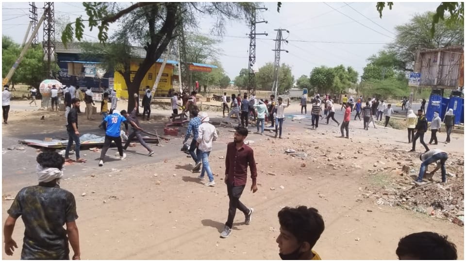 Agnipath Scheme Protest in 5 districts of Rajasthan Jaipur Sikar Jodhpur Alwar Bharatpur Chittorgarh