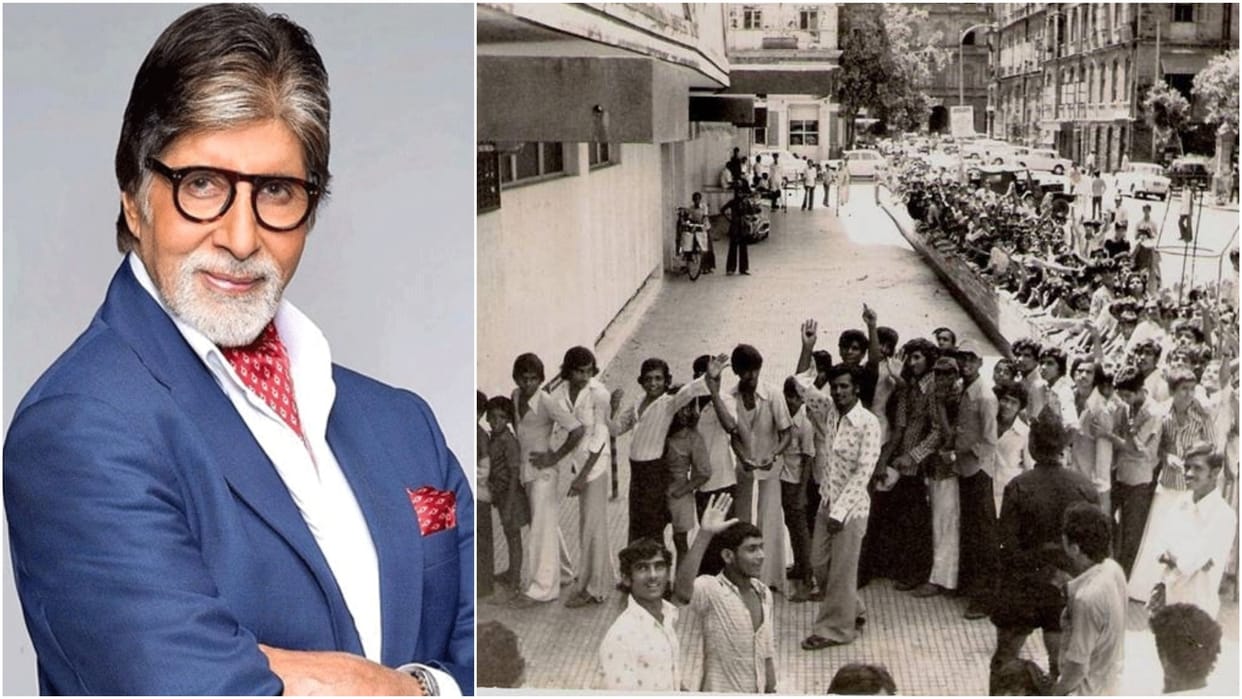 Amitabh Bachchan share a photo of long queue for don advance booking, he had 5 Blockbusters film In 1978 Kasme Vaade Trishul