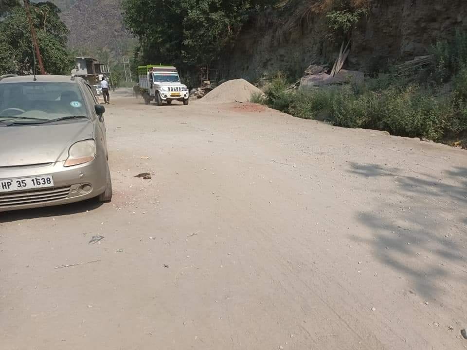 road in bad condition