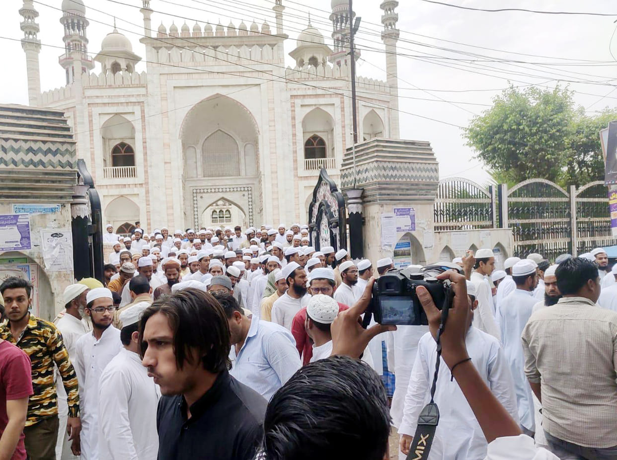Friday prayers concluded peacefully in Deoband