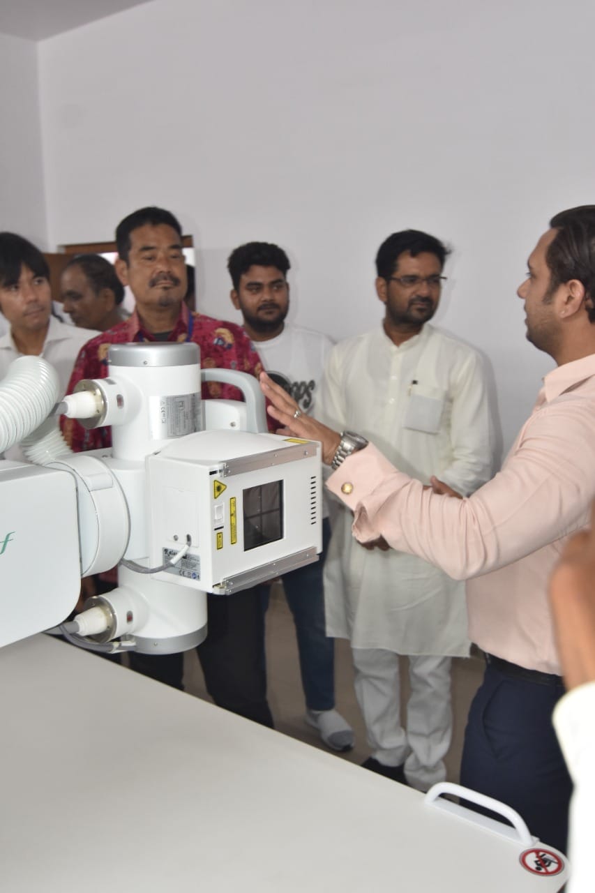 Japan team provided lift and X-ray machine facility to old age home