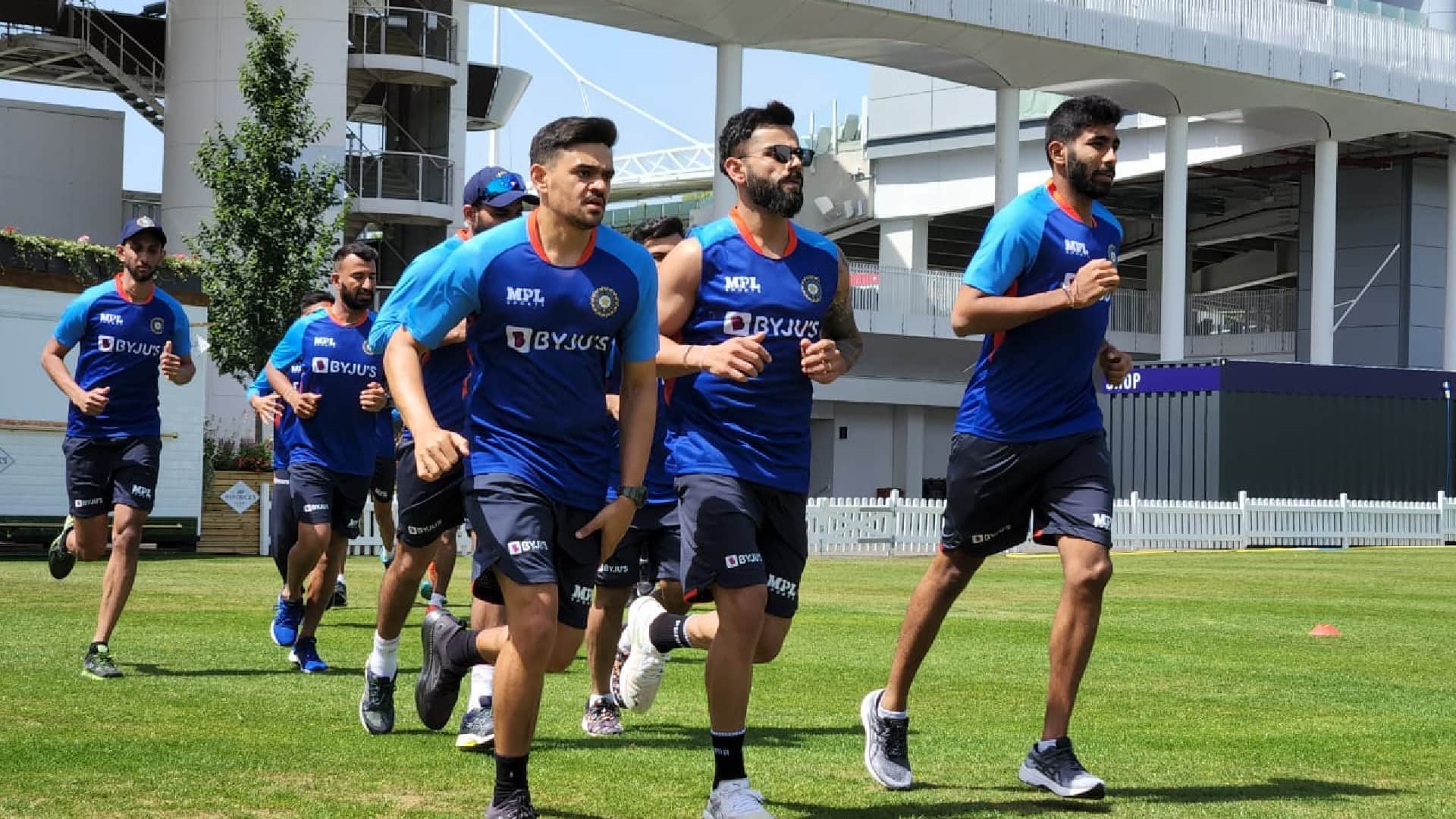 Team India Starts Practice in England Kohli, Bumrah and Pujara sweats hard