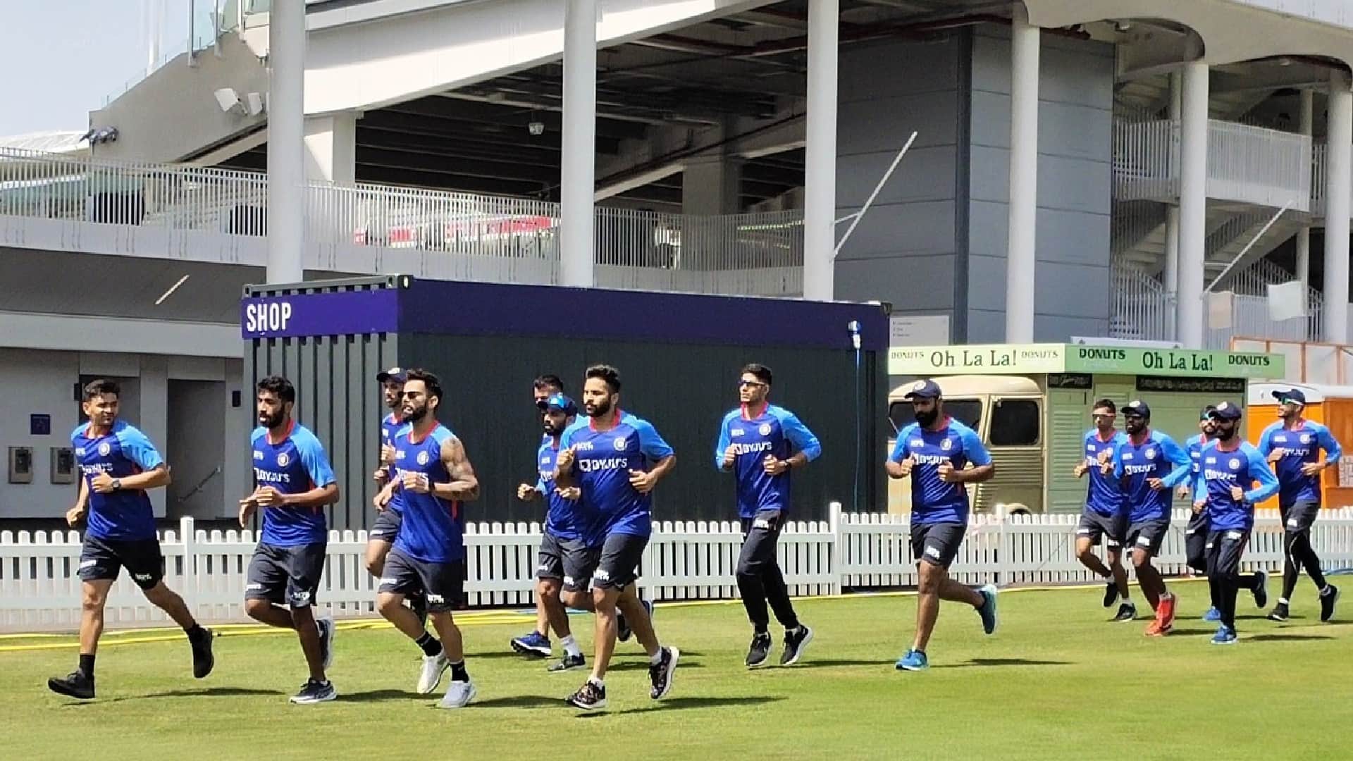 Team India Starts Practice in England Kohli, Bumrah and Pujara sweats hard