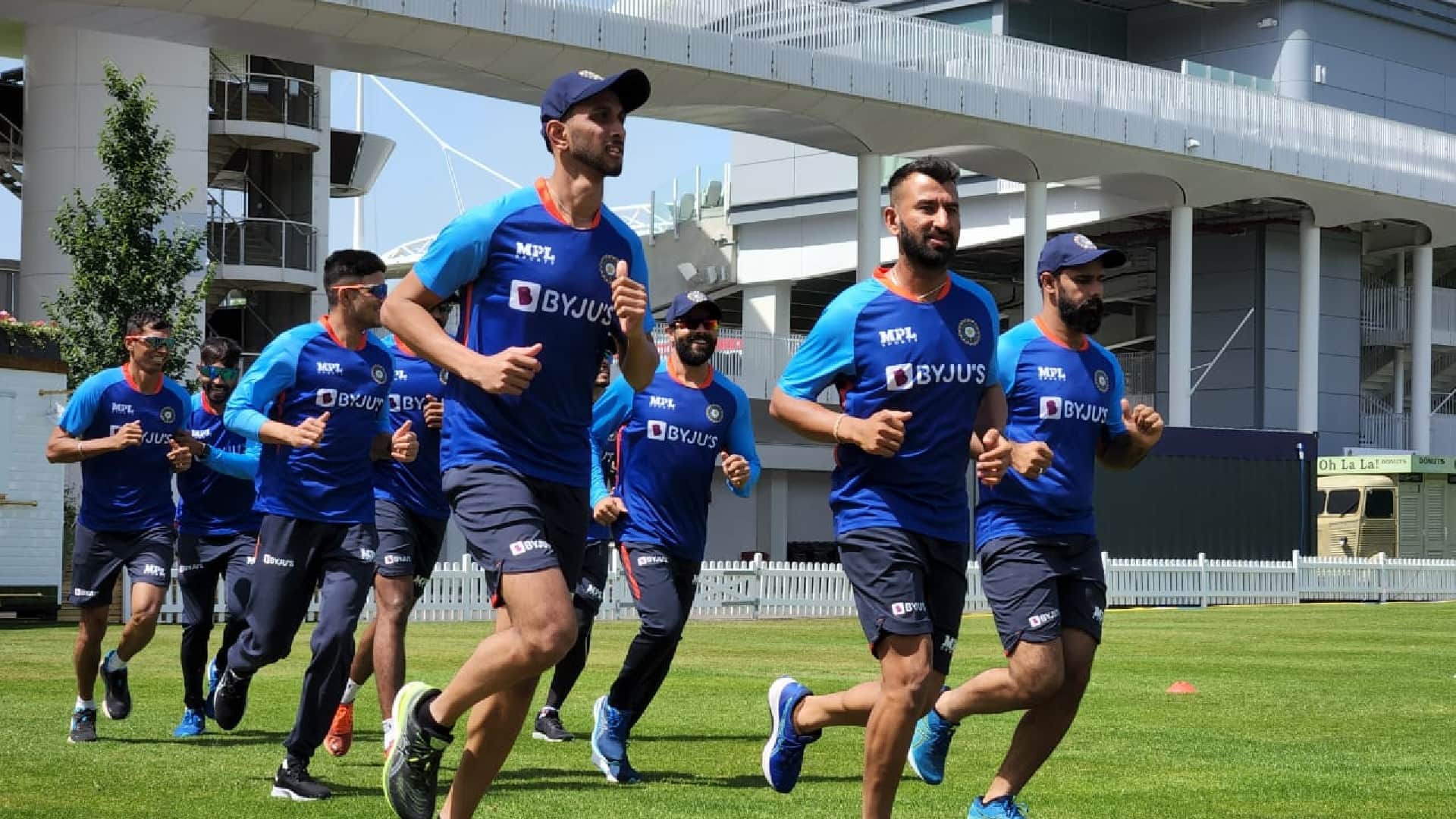 Team India Starts Practice in England Kohli, Bumrah and Pujara sweats hard