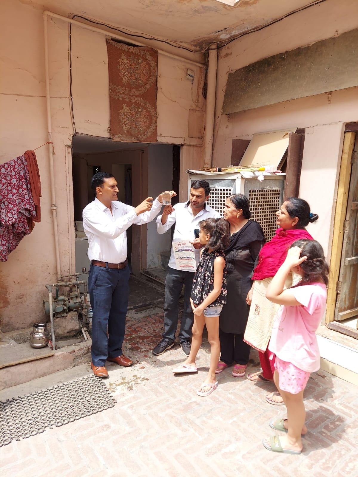 Health department teams surveyed 24349 houses, notice to 215 on getting larva