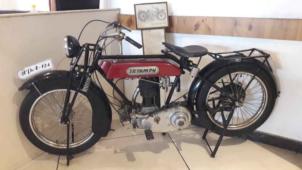 101 year old bike standing proudly in Khatauli