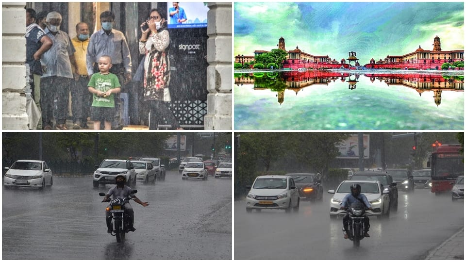 possibility of rain continue in delhi for four days imd issued yellow alert