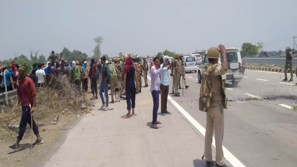 Agneepath Yojana Protest Mathura police arrested 74 accused for Uproar on Yamuna Expressway