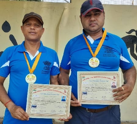 Sports teachers returned with four gold medals from Nepal