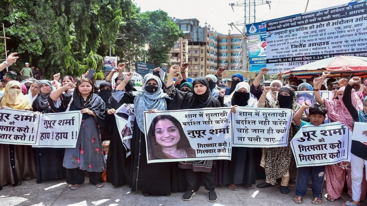 Nupur Sharma's Controversial Comment Over Prophet Muhammad and protest in India