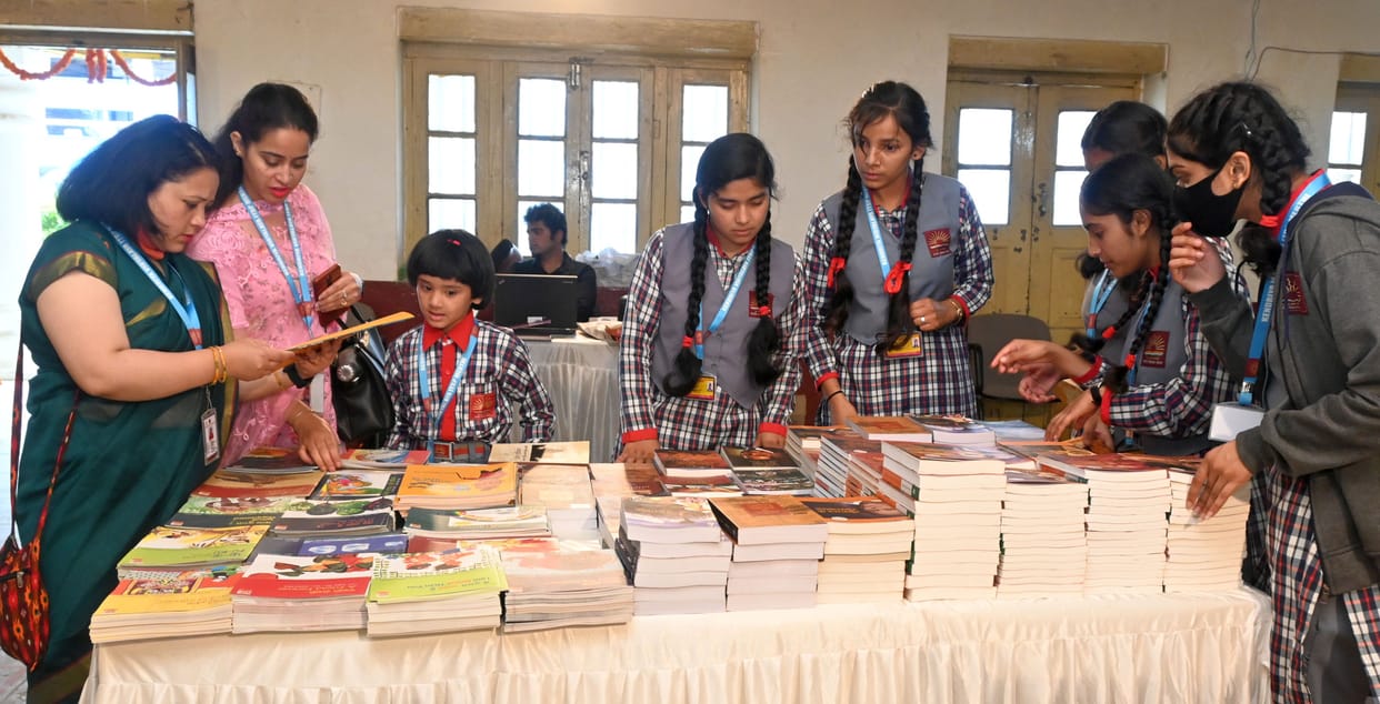 Book exhibition in Pithoragarh.