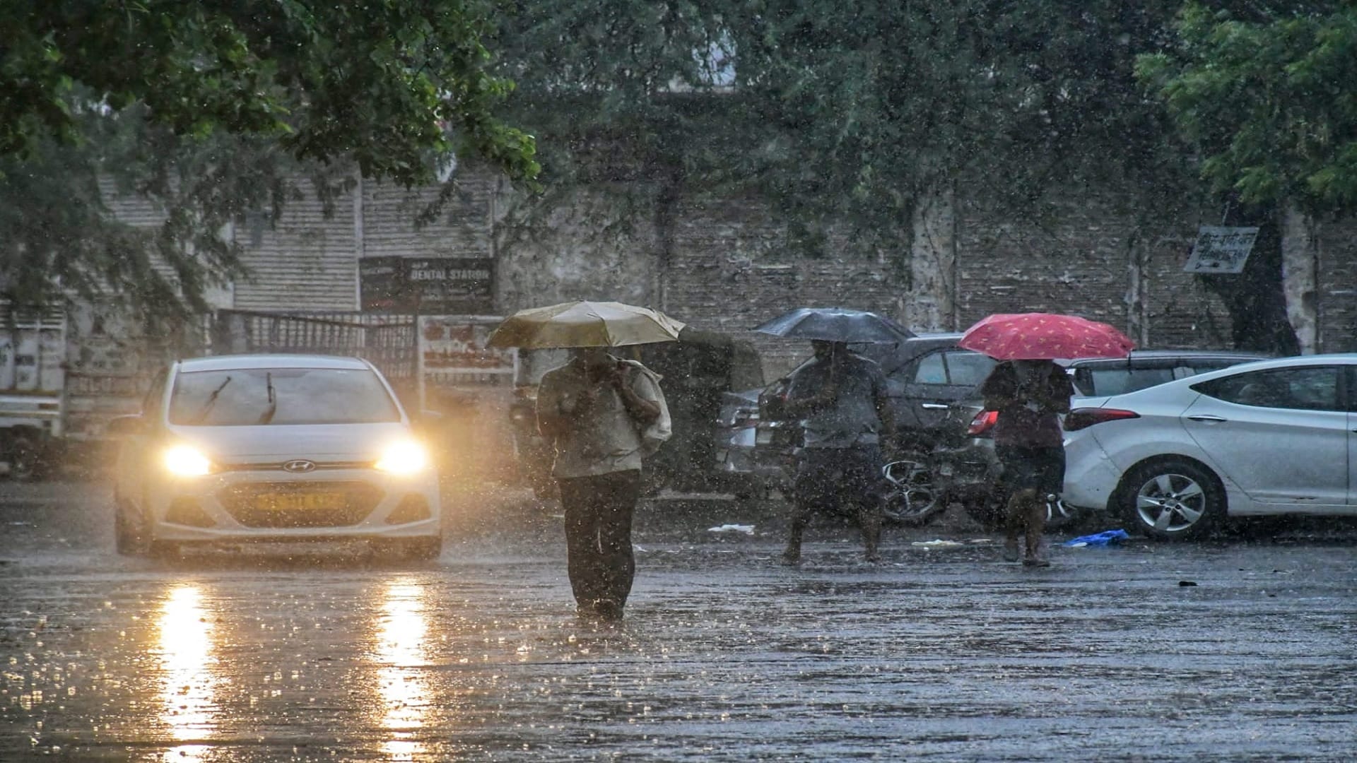 Rain Lashes parts of Delhi beautiful weather pleases people see pics