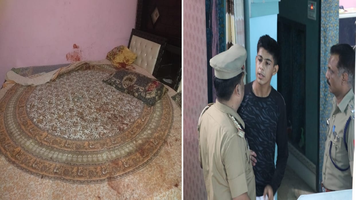 neighbor attacked on woman with a sharp weapon and killed her in RC Mission area of Shahjahanpur