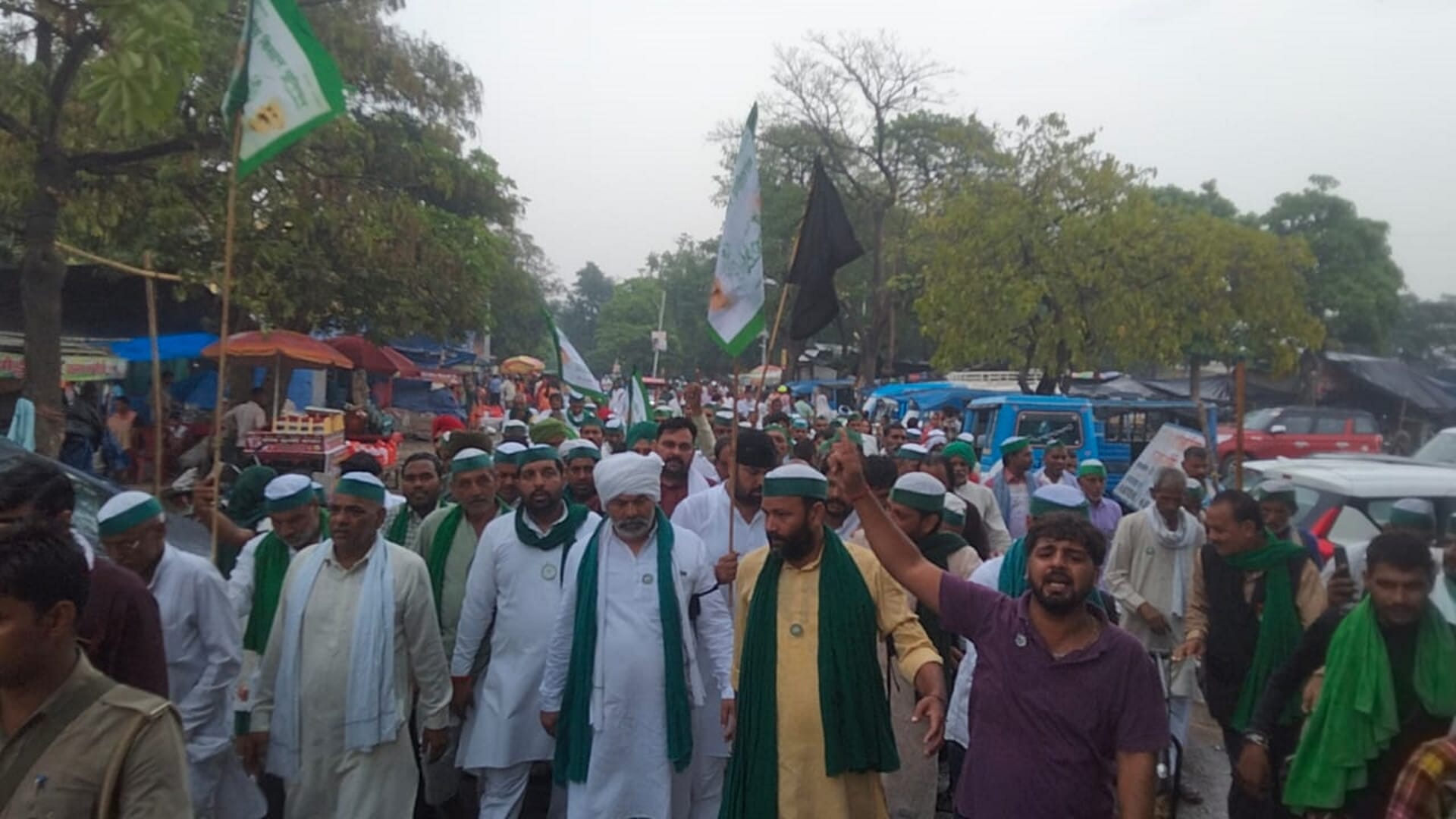 Agnipath Protest, Farmers from across the country gathered in Haridwar, foot march taken out under leadership of Rakesh Tikait