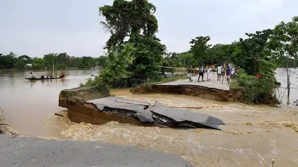 Assam Flood Situation Worsens 55 Death, Tripura Flood, Pm Modi talks himanta biswa sarma