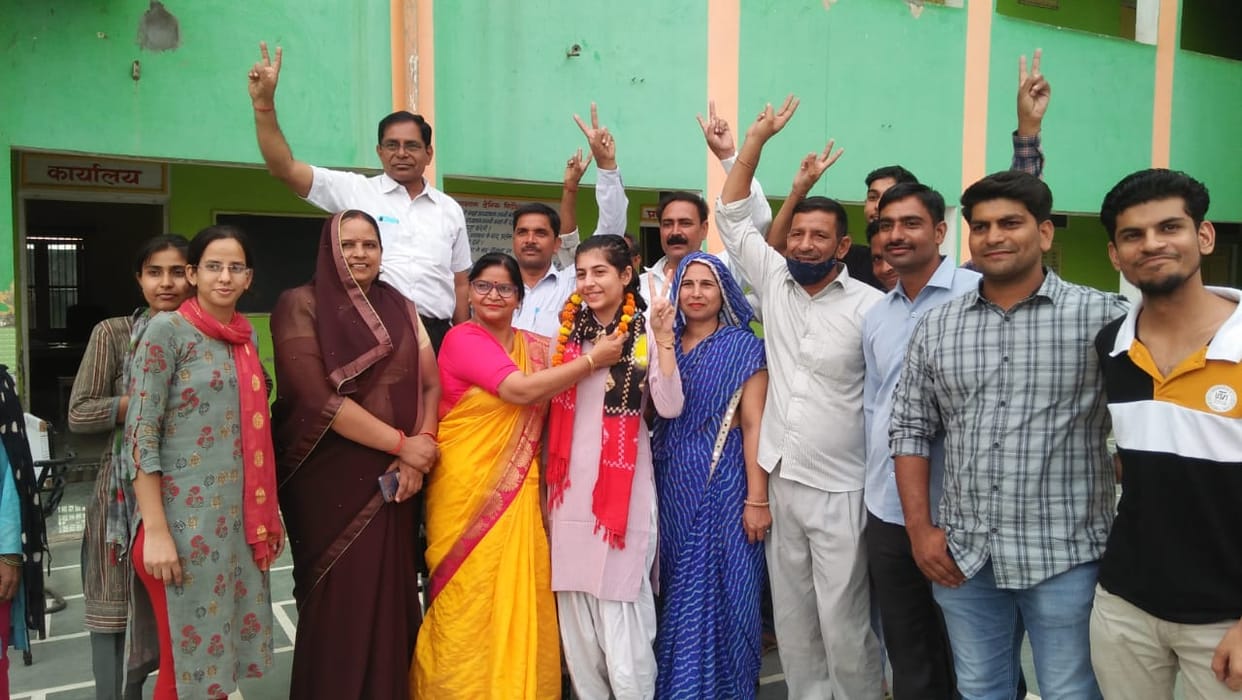 Even the accident could not deter Akanksha's spirits