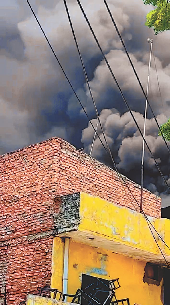 Fire caught in Furniture workshop