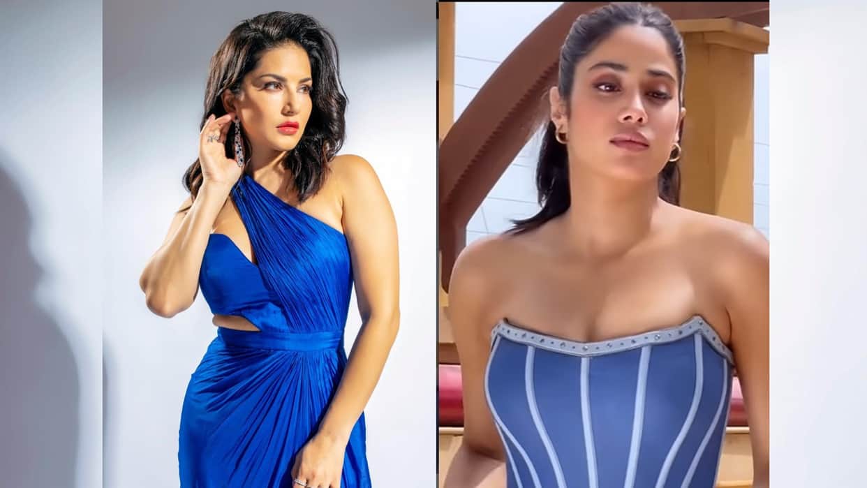 Good Luck Jerry Actress  Janhvi Kapoor  bold look and Sunny Leone glamorous pics today celebrity update in 10 pictures
