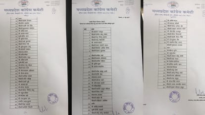 MP Local Body Election: Congress released the names of councilor candidates late night, claimed the old candidates in Bhopal