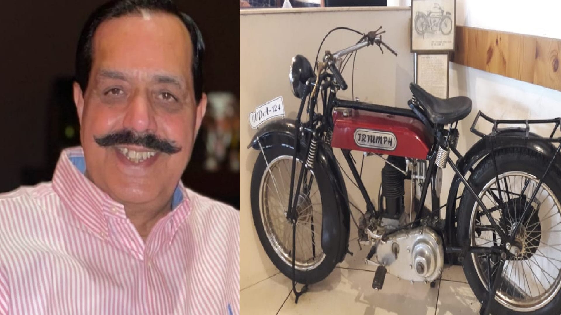 UP: Muzaffarnagar man has 101 year old bike, British company made this model in 1921