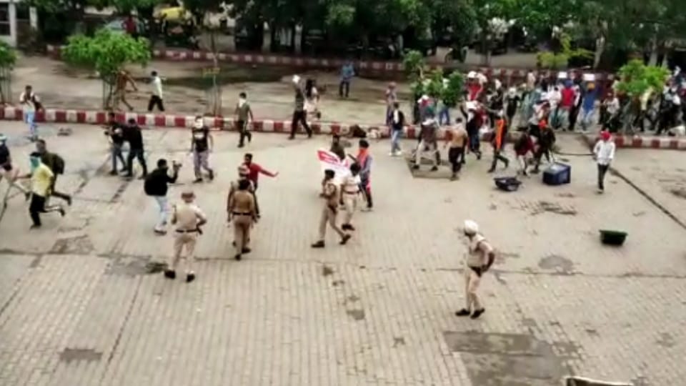 Protest Against Agnipath Scheme in Punjab 