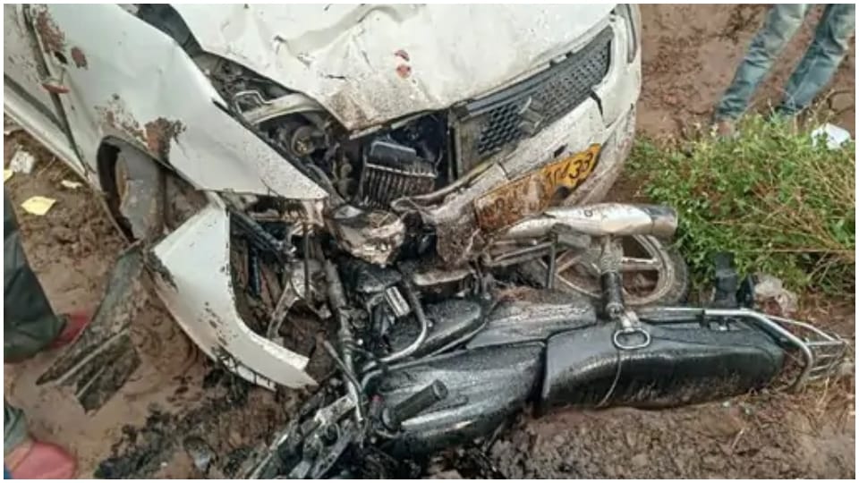 Daughter including husband and wife died road accident in Alwar Rajasthan