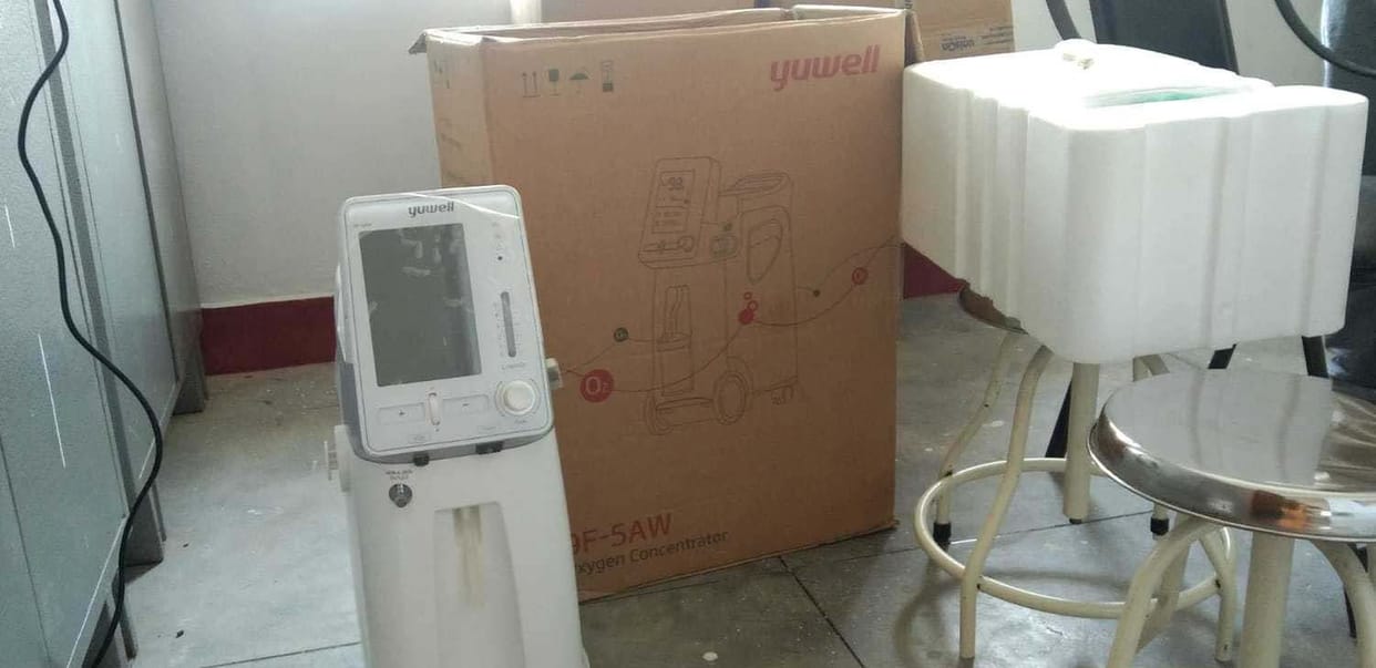 No Use of Oxygen Consentrator In PHC Pati