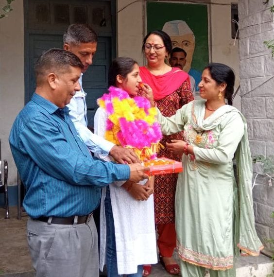 In the six meritorious merit list of district Mandi