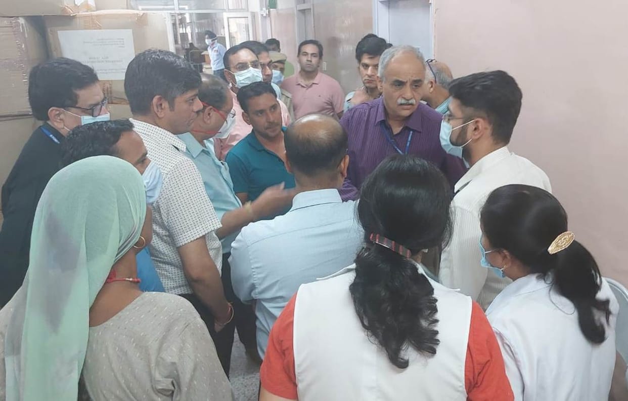 Director of PGI inspected under construction satellite hospital