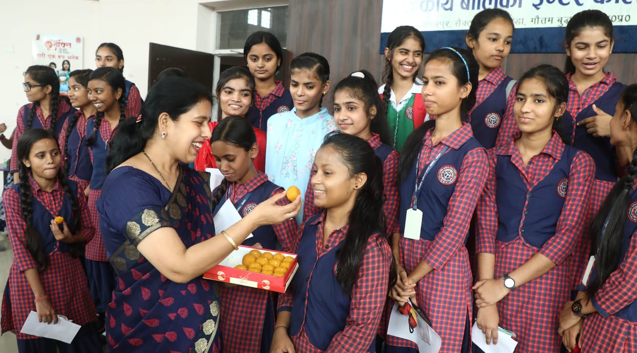 Akshit in 10th and Dipanshu Tongad in 12th did district top