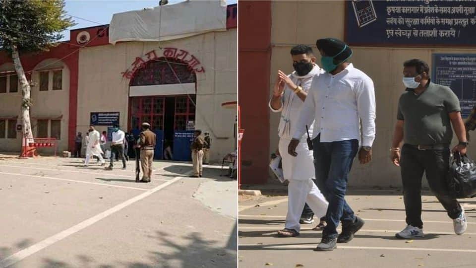Abhishek Bachchan congratulates the prisoners on passing 10th Class of UP Board in Central Jail Agra