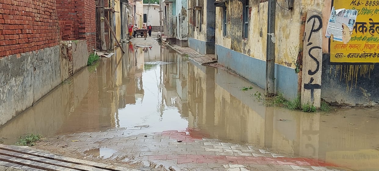 Rain brought relief from heat, trouble due to waterlogging